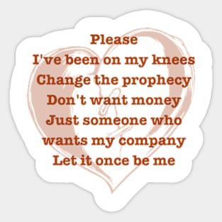 the prophecy Sticker